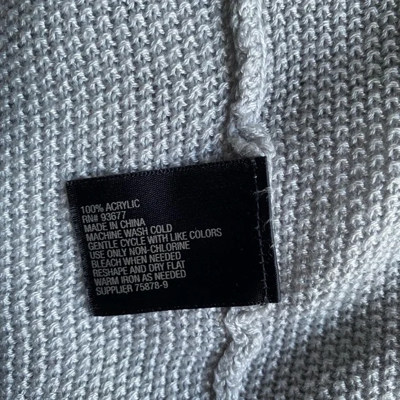 Worthington Woman Light Gray Open-Front Cardigan - Plus Size 3X - Picture 4 of 6